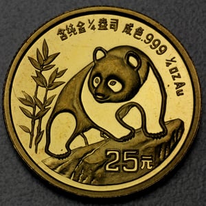 Goldmünze 1/4oz "Panda" 1990 (China) - Hauptansicht