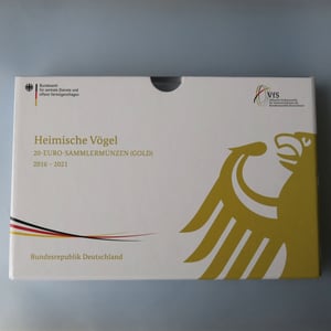 Goldmünzen 6 x 20 Euro "Heimische Vögel" 2016-2021 Set – 6-teilig (Deutschland) - Miniaturansicht 3