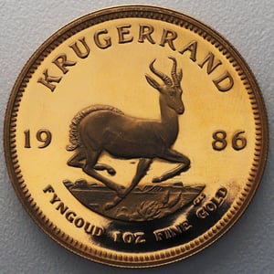 Goldmünze 1oz "Krügerrand" 1986 (Südafrika) - Hauptansicht