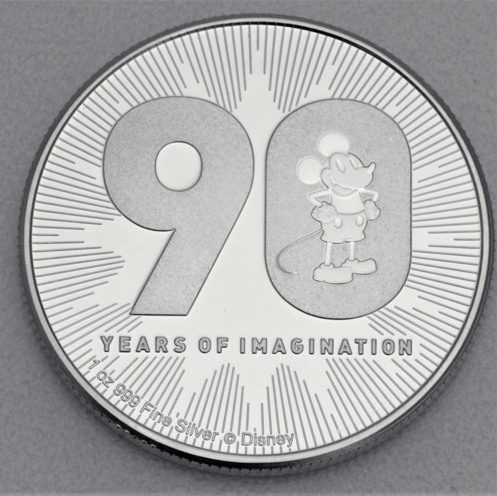 Silbermünze 1oz "Mickey Mouse" 2018 Disney – 90th Anniversary (Niue) - Hauptansicht