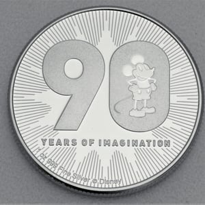 Silbermünze 1oz "Mickey Mouse" 2018 Disney – 90th Anniversary (Niue) - Hauptansicht