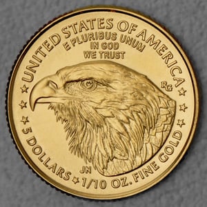 Goldmünze 1/10oz "American Eagle" 2023 (USA) - Hauptansicht
