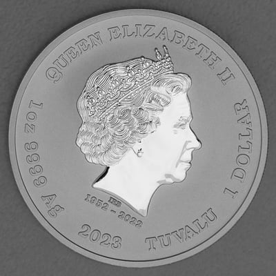 Silbermünzen 2 x 1oz "Ottifant & Krügerrand" 2023 Set – 2-teilig (Tuvalu & Südafrika) - Miniaturansicht 7