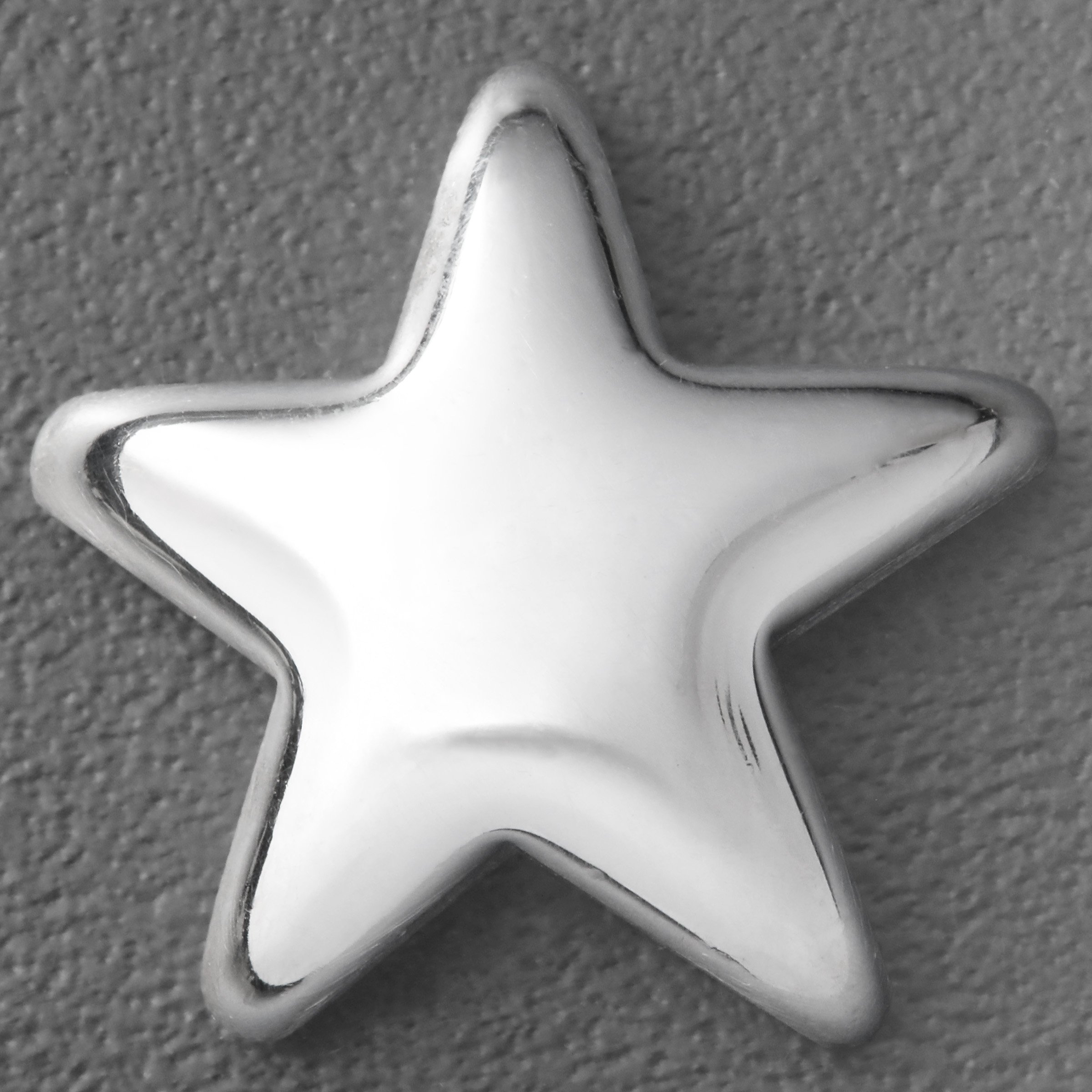 Silberbarren 1oz ESG "Stern" 3D-Barren gegossen glänzend gravierbar - Hauptansicht