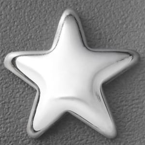 Silberbarren 1oz ESG "Stern" 3D-Barren gegossen glänzend gravierbar - Hauptansicht
