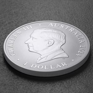 Silbermünze 1oz "Giraffe" 2024 (19%) Australia Zoo (Australien) - Miniaturansicht 4