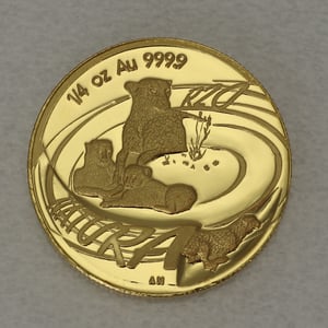 Goldmünze 1/4oz "The Cheetah" 2002 Natura - Wild Cats of Africa (Südafrika) - Miniaturansicht 2