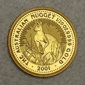 Goldmünze 1/20oz "Känguru" 2001 Australian Nugget (Australien) - Hauptansicht