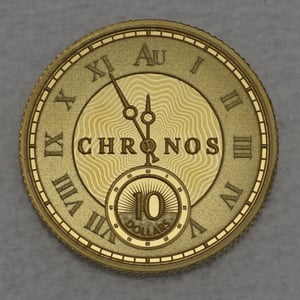 Goldmünze 1/10oz "Chronos" 2024 (Tokelau) - Hauptansicht