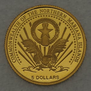 Goldmünze 1/25oz "Luxemburg" 2005 Henri & Adolphe (Nördliche Marianen) - Miniaturansicht 2