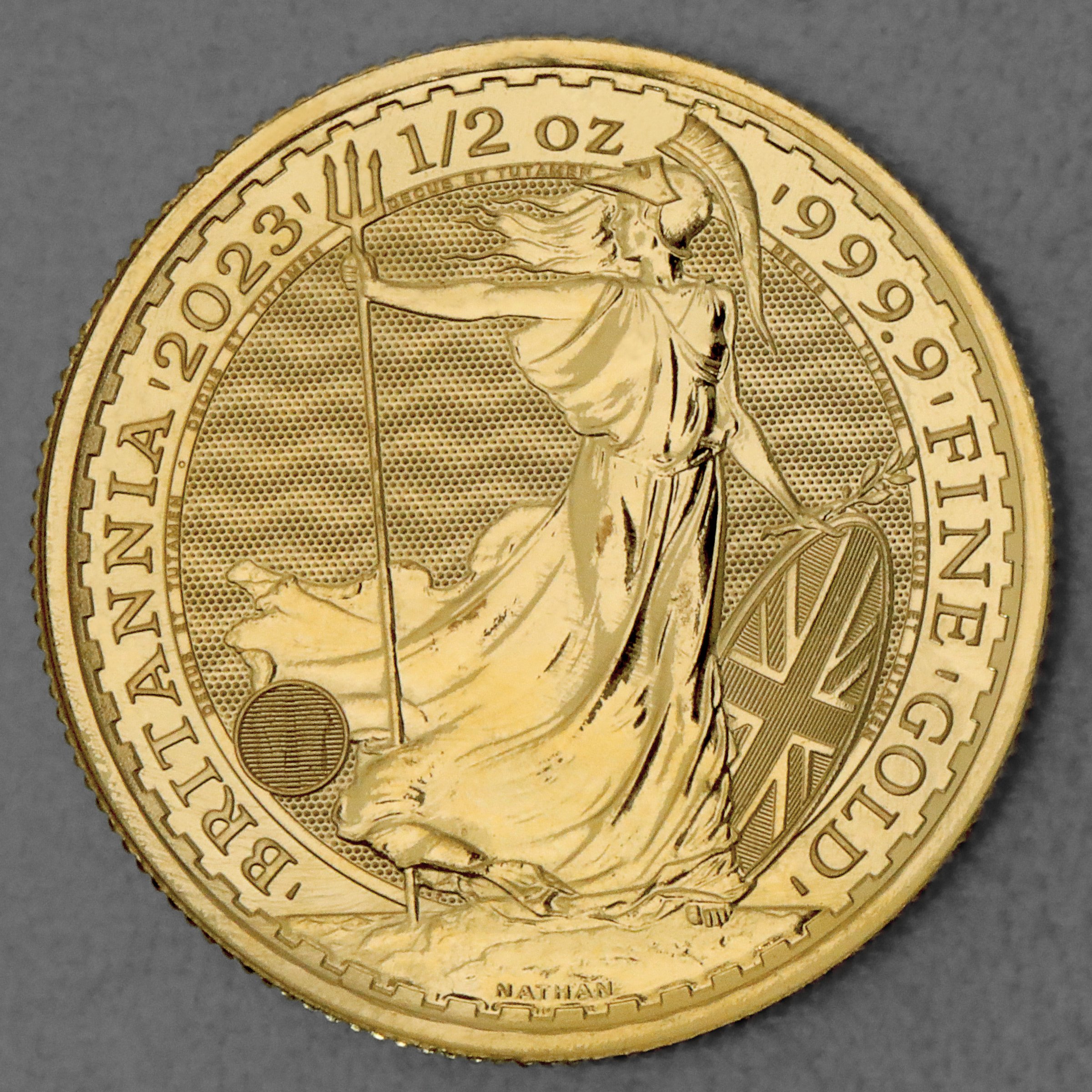 Goldmünzen 2 x 1/2oz "Britannia" 2023 Set – Mother & Son (Großbritannien) - Detailansicht 6