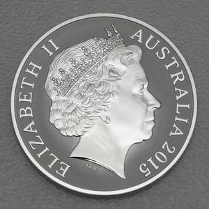 Silbermünze 1oz "Krokodil-Agro Junior" 2015 Australian Saltwater Crocodiles (Australien) - Miniaturansicht 2