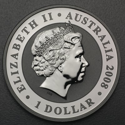 Silbermünze 1oz "Koala" 2008 (Australien) - Miniaturansicht 2