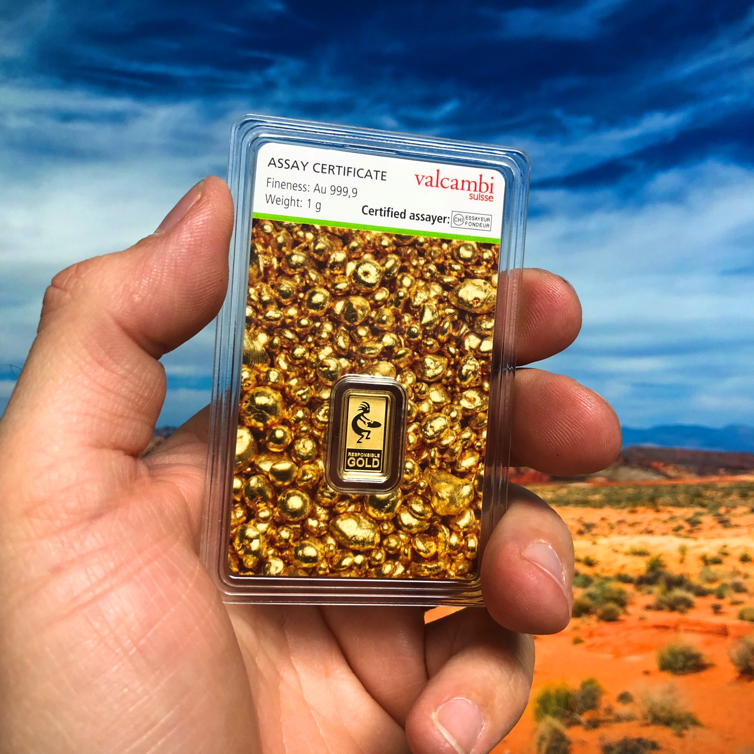 Goldbarren 1g "Auropelli" Responsible-Gold - Detailansicht 3