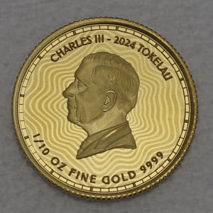 Goldmünze 1/10oz "Chronos" 2024 (Tokelau) - Miniaturansicht 2