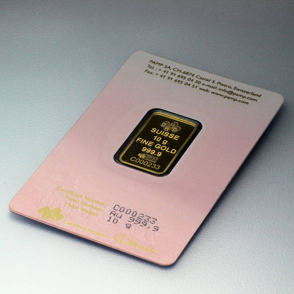 Goldbarren 10g PAMP "Love Always" - Detailansicht 3