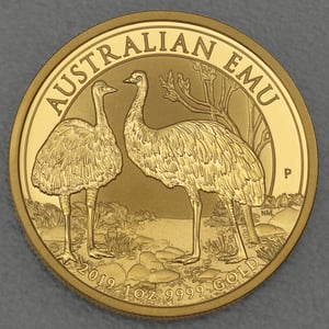 Goldmünze 1oz "Emu" 2019 (Australien) - Miniaturansicht 1