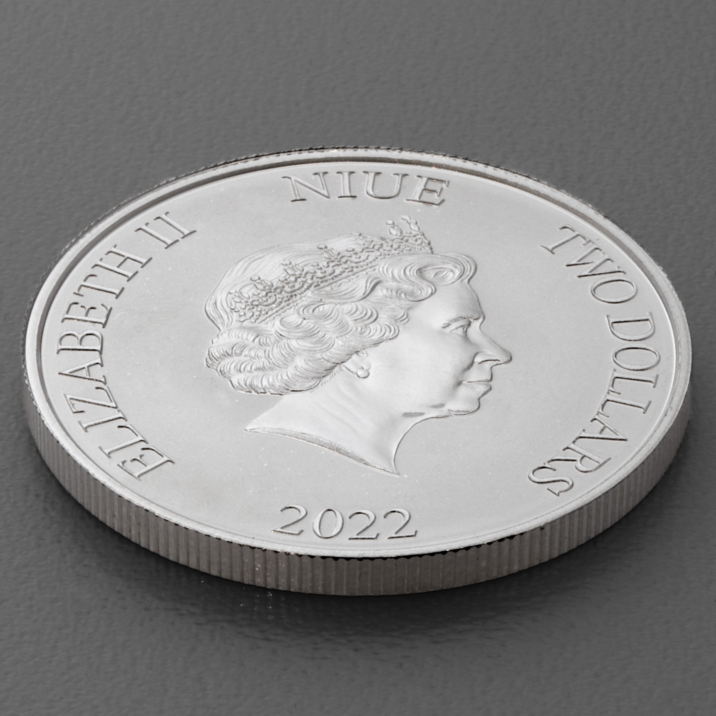 Silbermünze 1oz "Donald Duck" 2022 Disney – Merry Christmas 19% (Niue) - Detailansicht 3