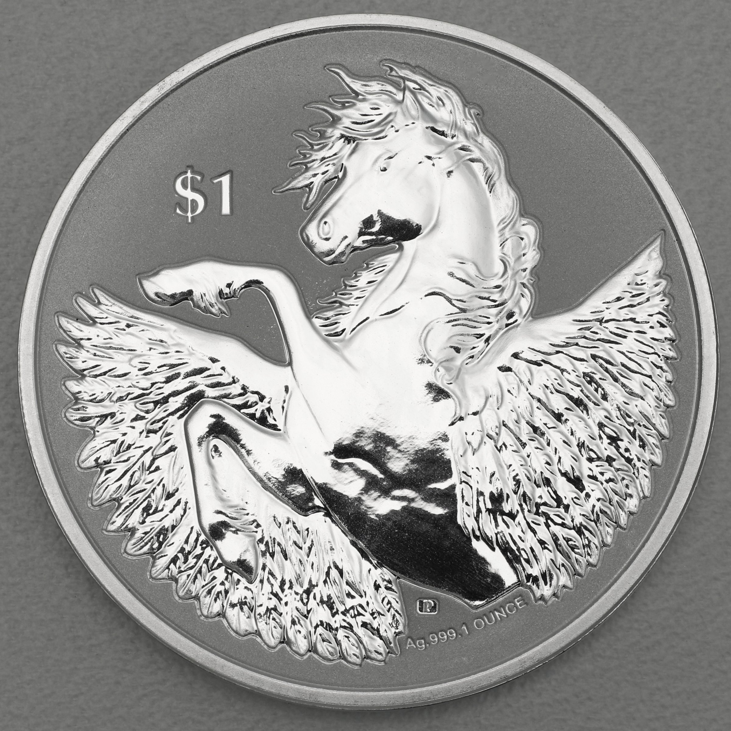 Silbermünze 1oz "Pegasus" 2021 (Britische Jungferninseln) - Hauptansicht