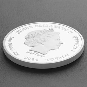 Silbermünze 1oz "Pierce Brosnan" 2024 (PP/koloriert) James Bond Legacy Series (Tuvalu) - Miniaturansicht 4