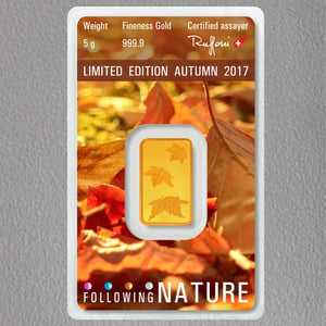 Goldbarren (4x 5g) "Following Nature" ARGOR - Miniaturansicht 3