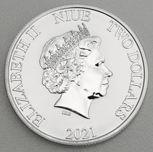 Silbermünze 1oz "Millennium Falcon" 2021 Star Wars™ (Niue) - Miniaturansicht 2