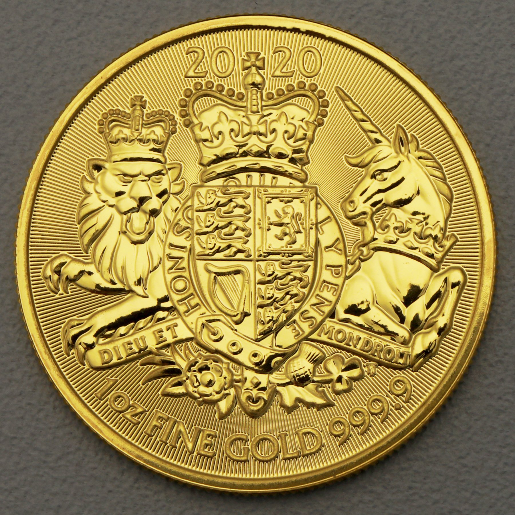 Goldmünze 1oz "The Royal Arms" 2020 (Großbritannien) - Hauptansicht