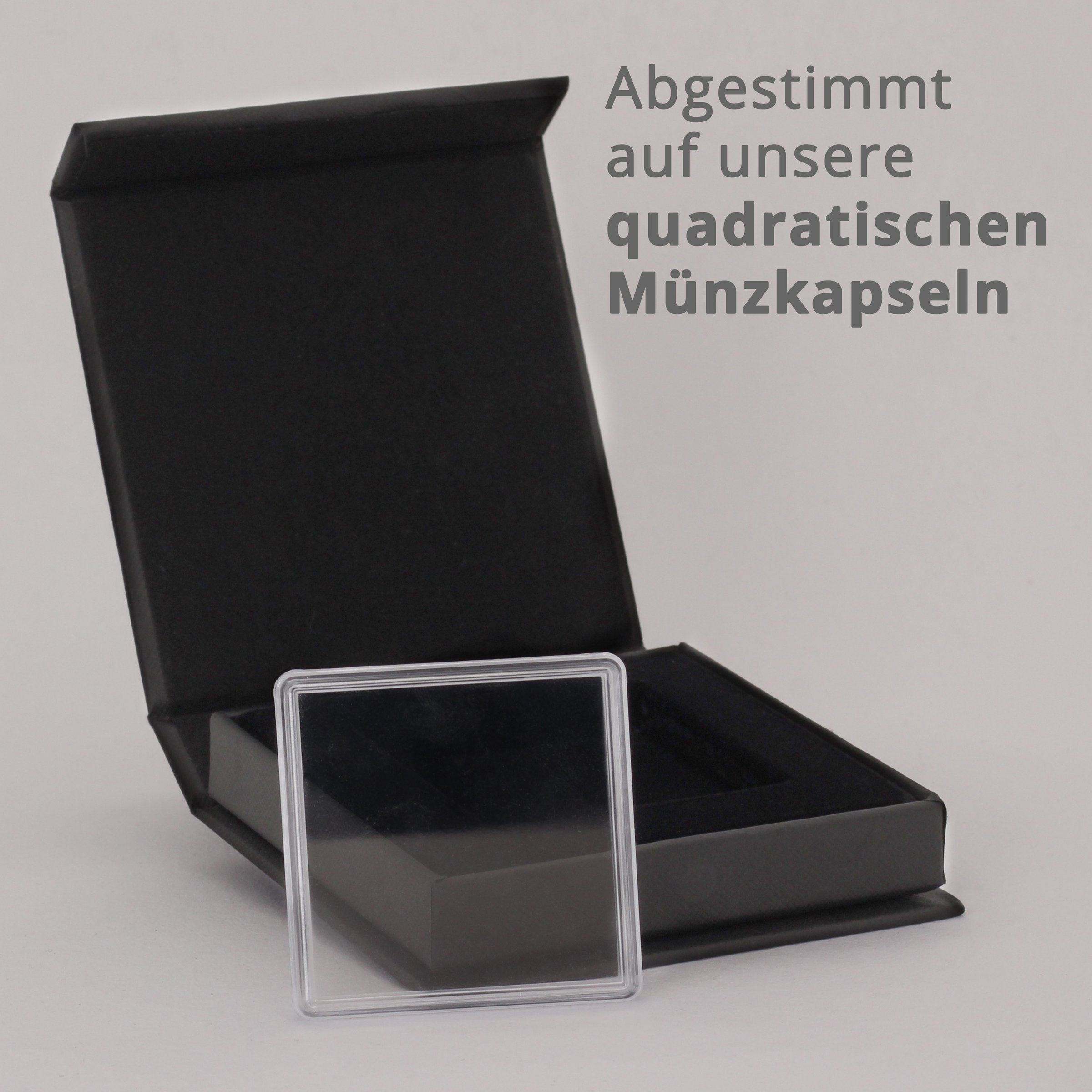 Geschenk-Karton mit Magnet "Edelschwarz" 1er Box - Detailansicht 2