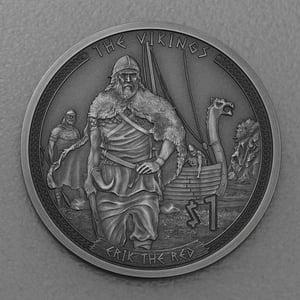 Silbermünze 1/2oz "Erik the Red" 2022 (AF) Vikings (Samoa) - Hauptansicht