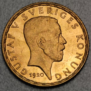 Goldmünze 5 Kronor "Gustav V" (Schweden) - Hauptansicht