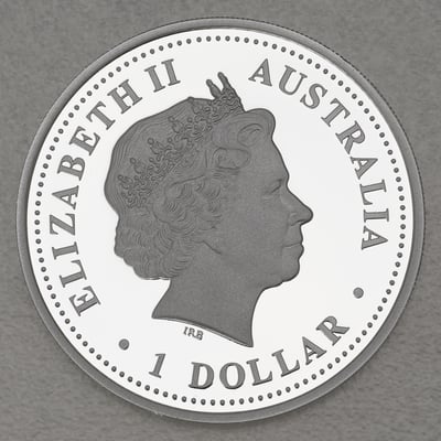 Silbermünze 1oz "Humpback Whale 2008" Australian Antarctic Territory Serie - Miniaturansicht 2