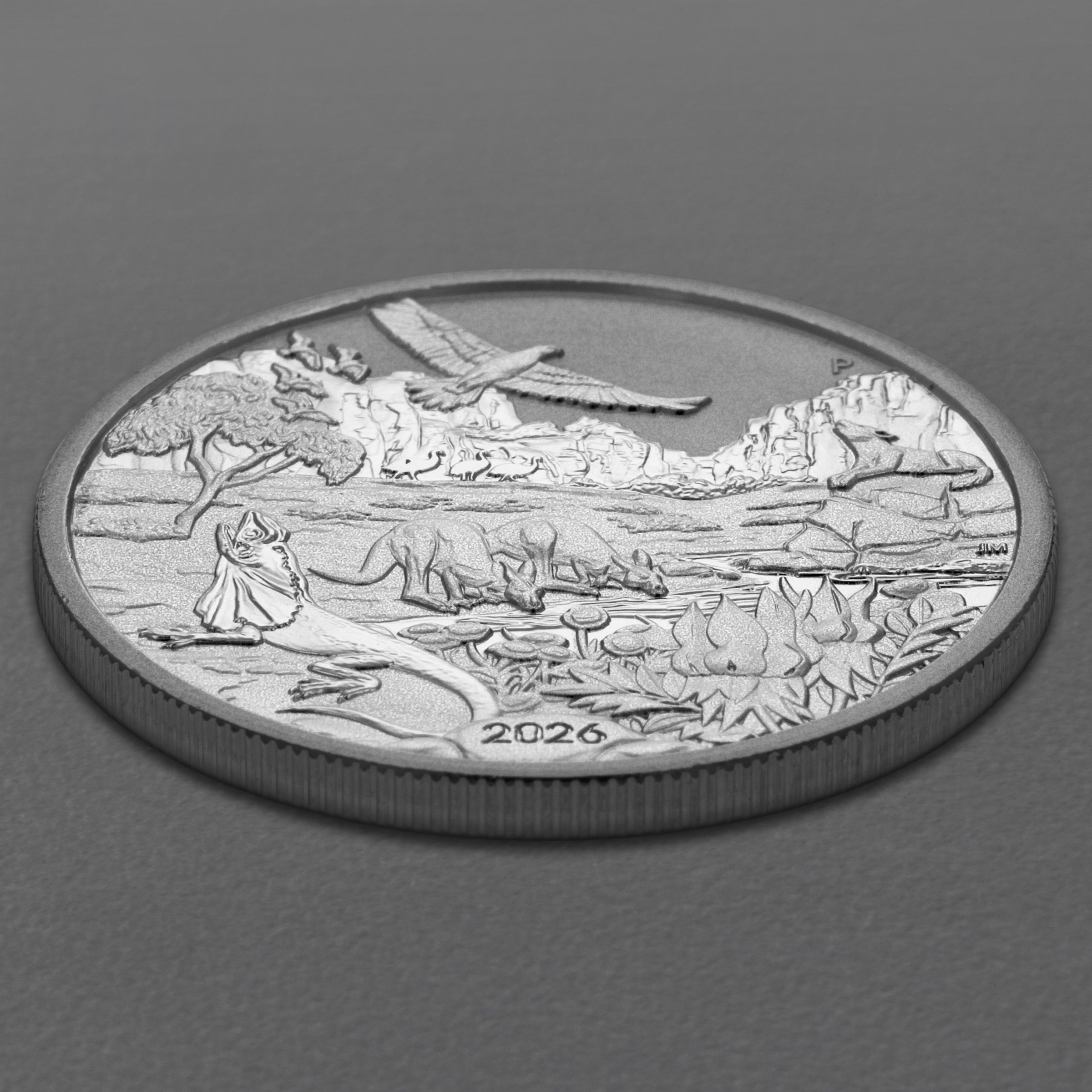 Platinmünze 1oz "The Outback" 2026 Wonders of Australia 19% (Australien) - Detailansicht 2