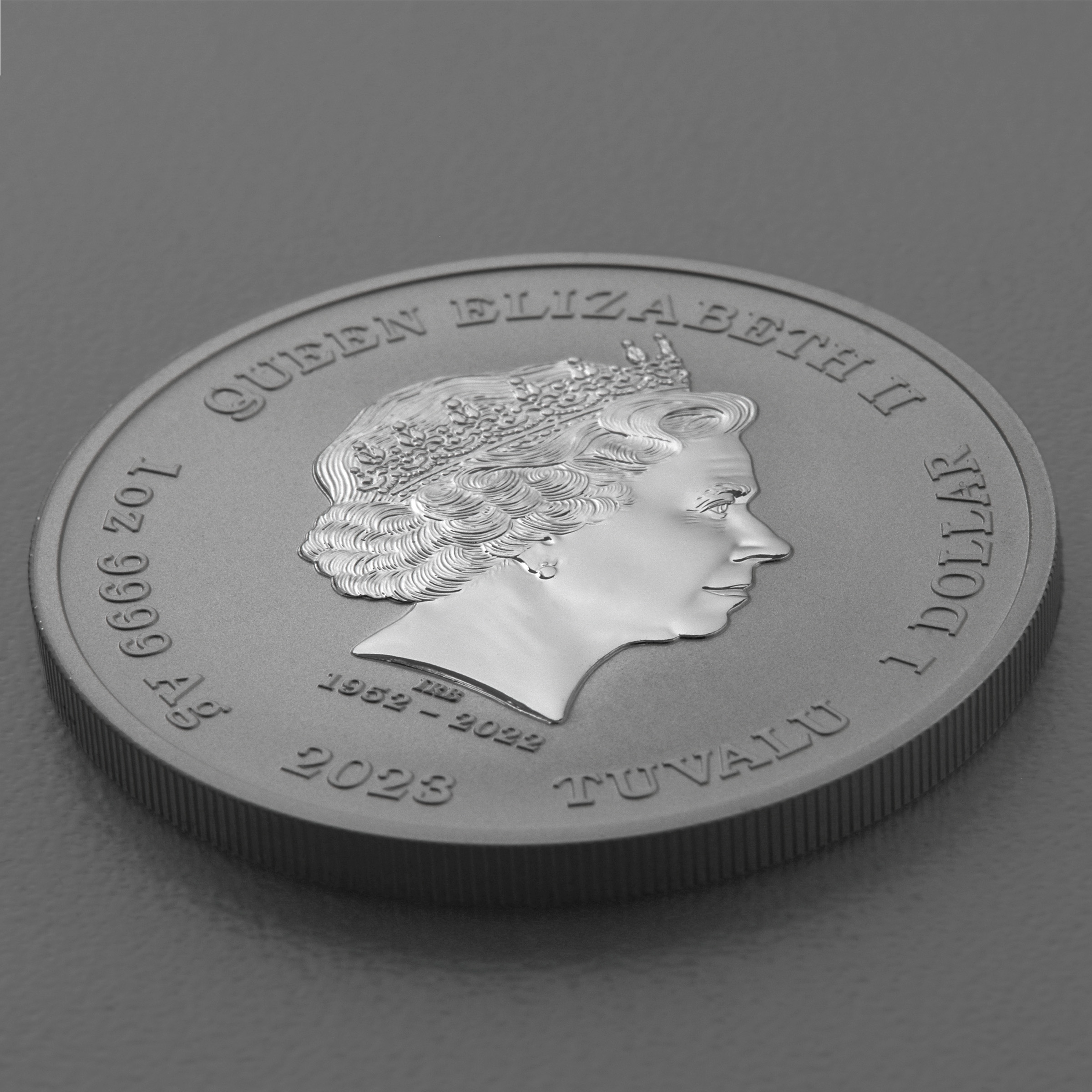 Silbermünze 1oz "Bis Idem Non Est Idem" 2023 (vergoldet) Ottifanten – Ottirand 19% (Tuvalu) - Detailansicht 3