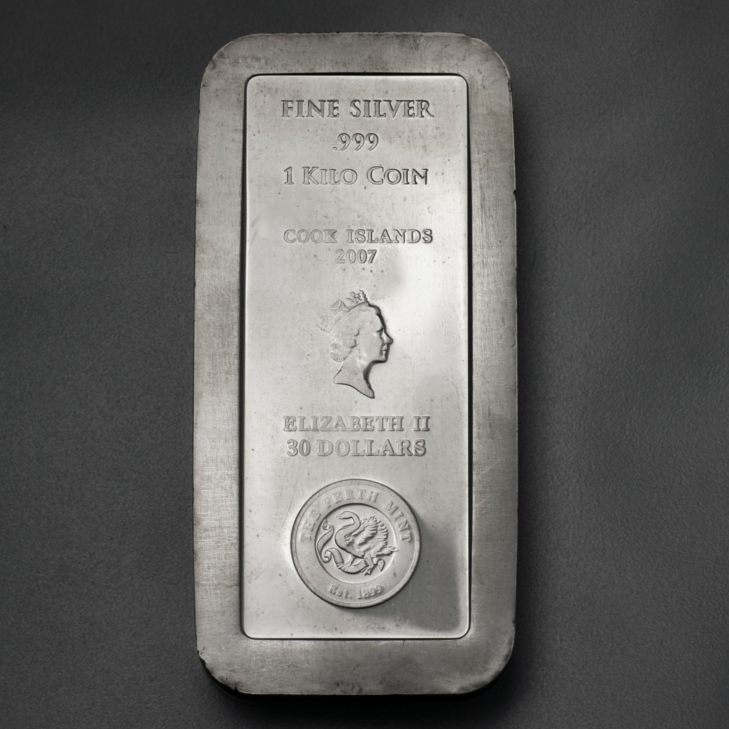 Münzbarren 1kg "Cook Islands" Perth Mint - Detailansicht 1