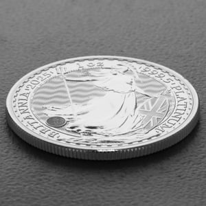 Platinmünze 1oz "Britannia" aktueller Jahrgang Charles III. (Großbritannien) - Miniaturansicht 3