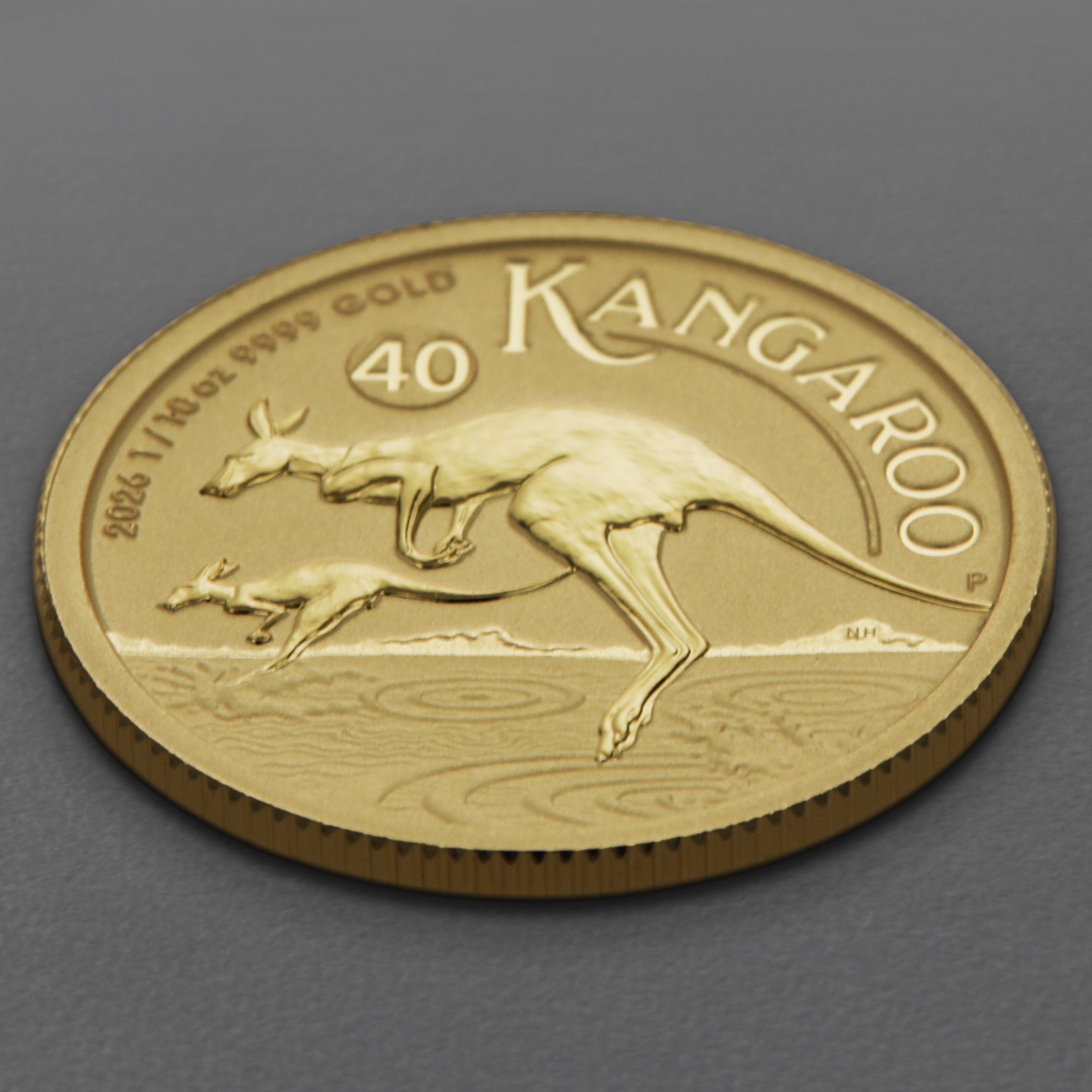 Goldmünze 1/10oz "Känguru" aktueller Jahrgang (Australien) - Detailansicht 2