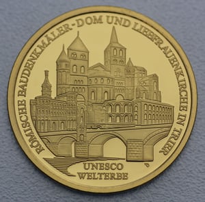 Goldmünze 100 Euro "Trier" 2009 Unesco-Weltkulturerbe (Deutschland) - Hauptansicht