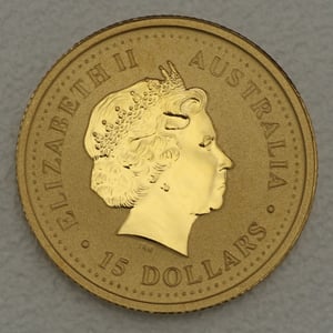 Goldmünze 1/10oz "Känguru" 2007 Australian Nugget (Australien) - Miniaturansicht 2