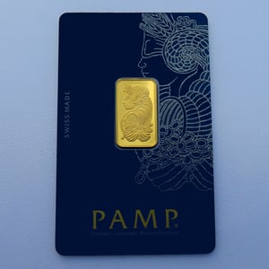 Goldbarren 5g PAMP "Fortuna" - Hauptansicht