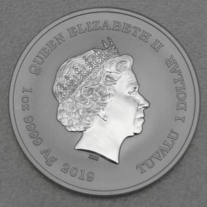 Silbermünze 1oz "Anne s Revenge - Blackbeard" 2019 Black Flag Serie (Tuvalu) - Miniaturansicht 2