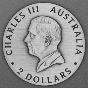 Silbermünze 2oz "Butterfly" 2026 (AF/koloriert) (Australien) - Miniaturansicht 2