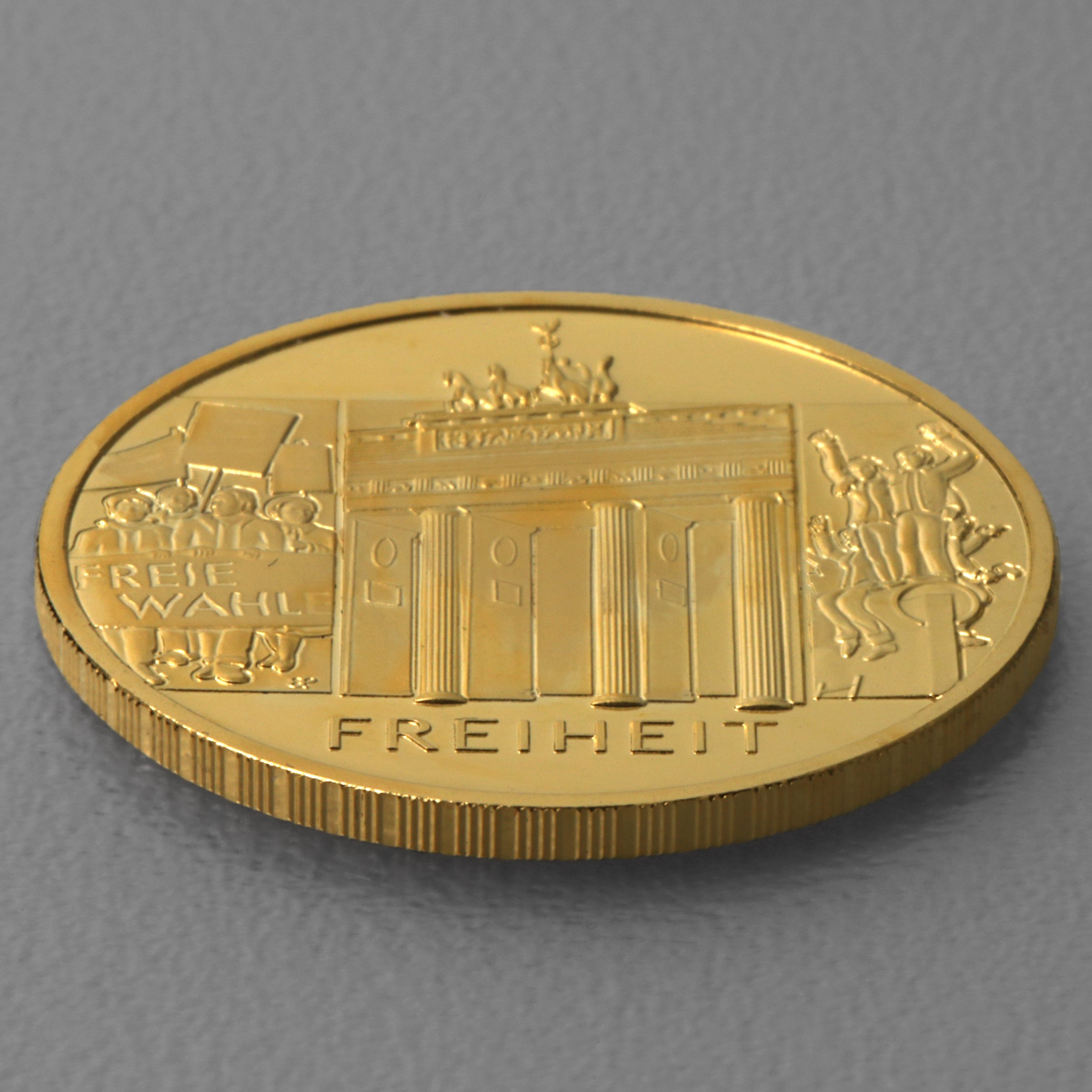 Goldmünze 100 Euro "Freiheit" 2022 Säulen der Demokratie (Deutschland) - Detailansicht 2