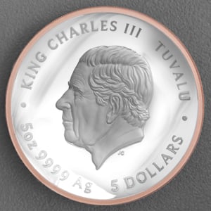 Silbermünze 5oz "Pink Panther" 2024 (PP/HR/rosévergoldet) 60th Anniversary (Tuvalu) - Miniaturansicht 2