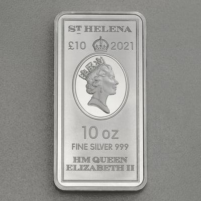 Münzbarren 10oz "St. Helena 2021" - Miniaturansicht 2