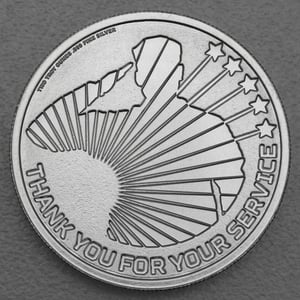 Silbermedaille 2oz "Military Service Appreciation" (USA) - Miniaturansicht 2