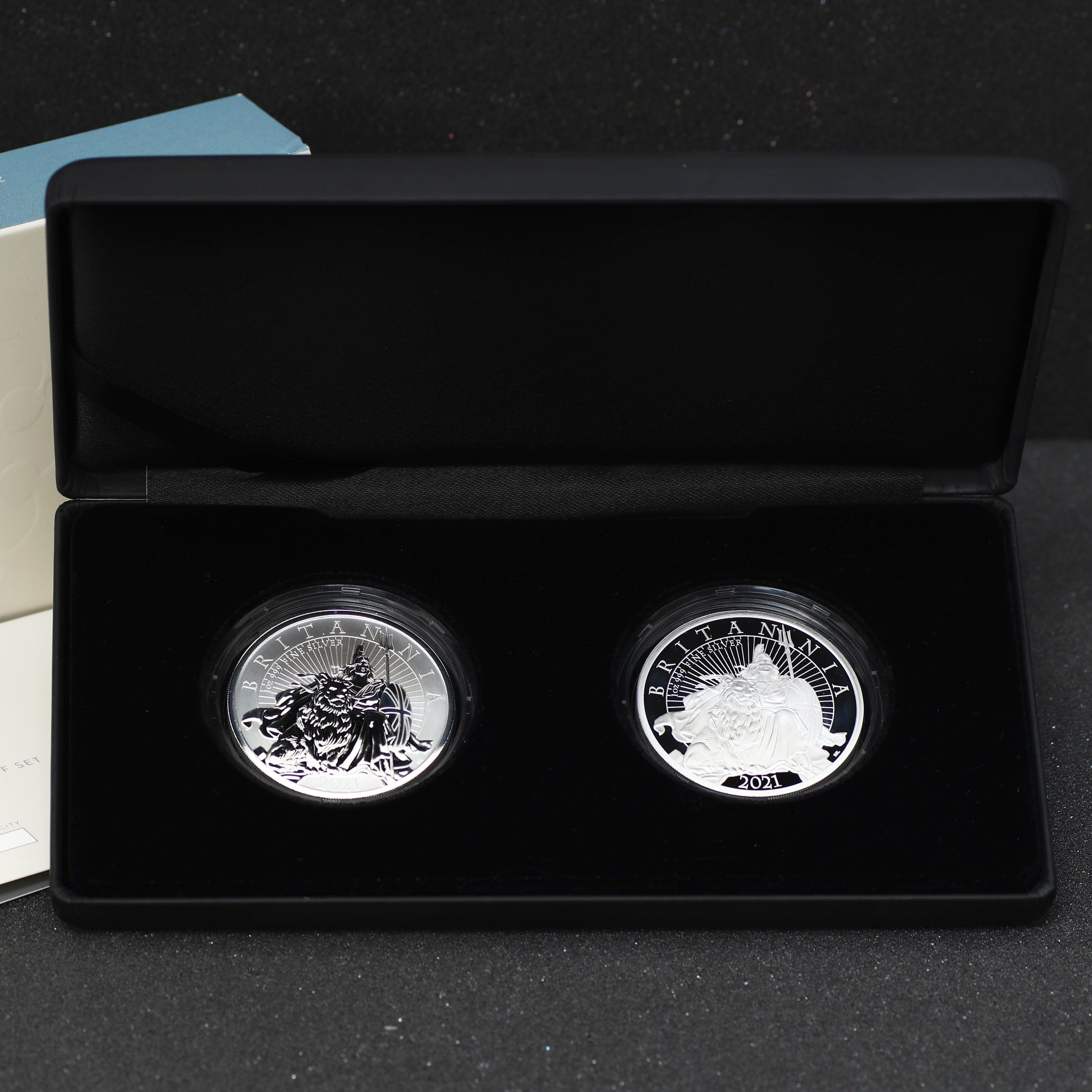 Silbermünzen "Britannia" 2021 (PP) Set – 2-teilig (Großbritannien) - Detailansicht 5