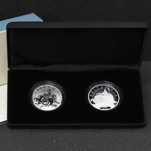 Silbermünzen "Britannia" 2021 (PP) Set – 2-teilig (Großbritannien) - Miniaturansicht 6