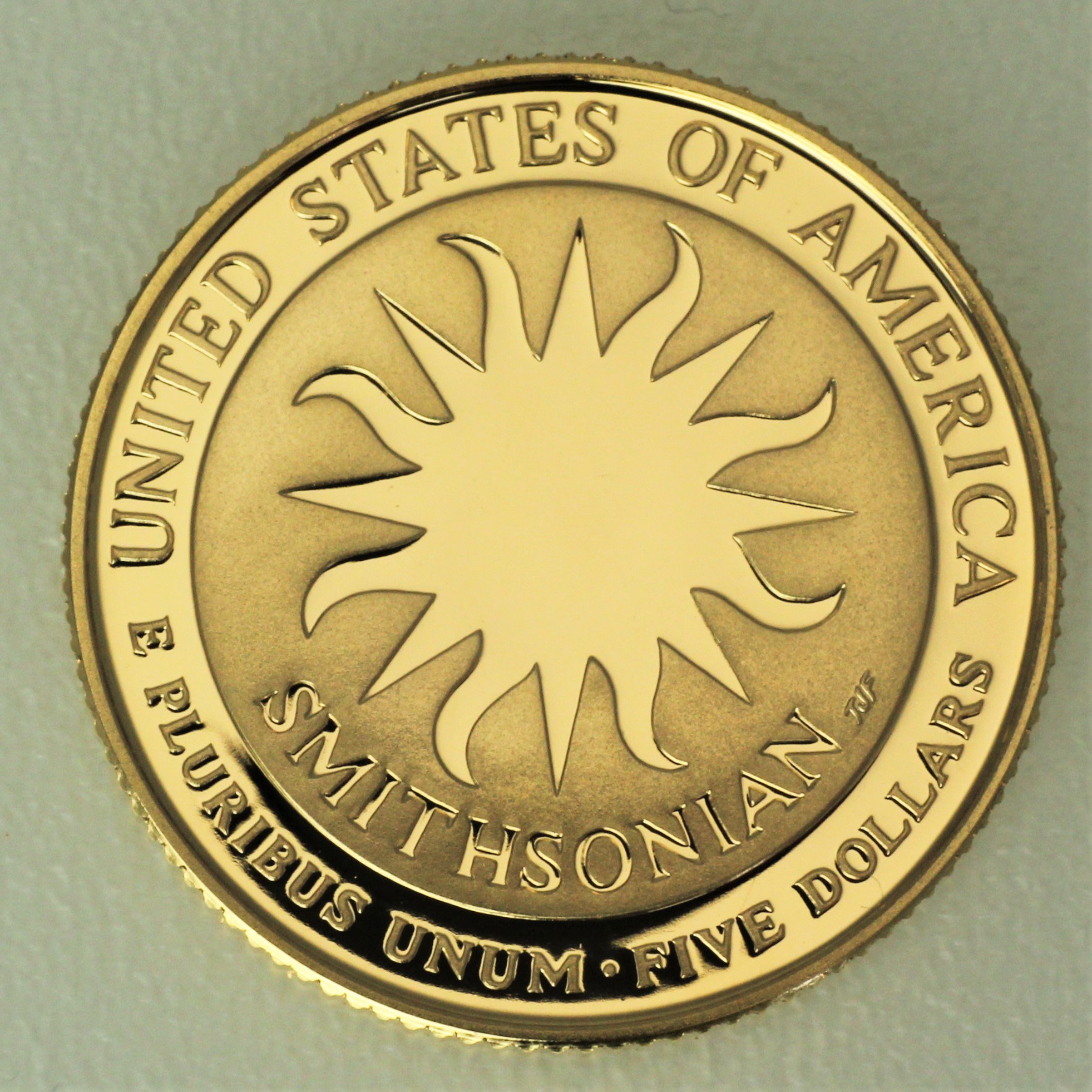 Goldmünze 5 Dollar "James Smithson" 1996 (PP) (USA) - Detailansicht 1