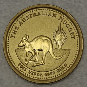 Goldmünze 1/20oz "Känguru" 2005 Australian Nugget (Australien) - Hauptansicht