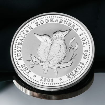 Silbermünze 1oz "Kookaburra" 2001 diff. (Australien) - Miniaturansicht 5